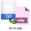 txt-to-odp-converter